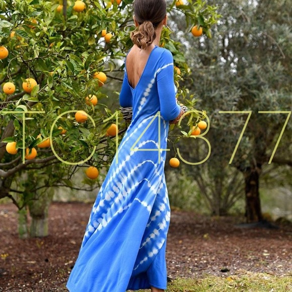 LAST ONE! 🔥GORGEOUS ZARA A-Line Tie Dye Dress - Picture 2 of 8